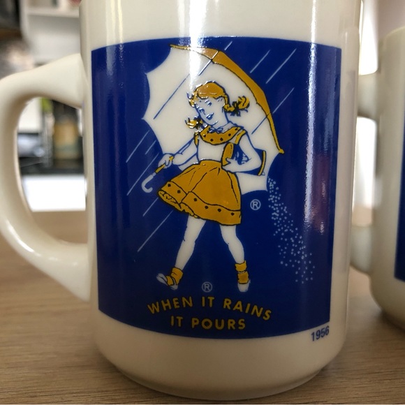 New Morton Salt Coffee Mugs (set of 4) - Picture 4 of 6